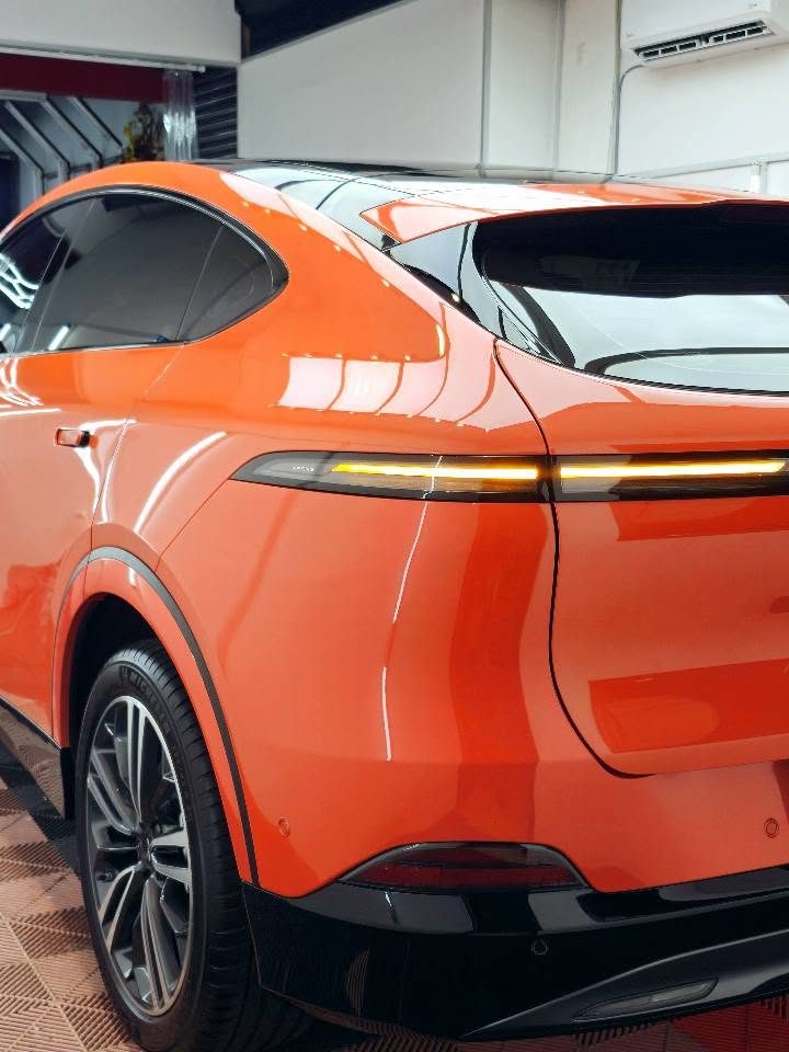 Tinted orange vehicle at Car Pro Detailing Centre